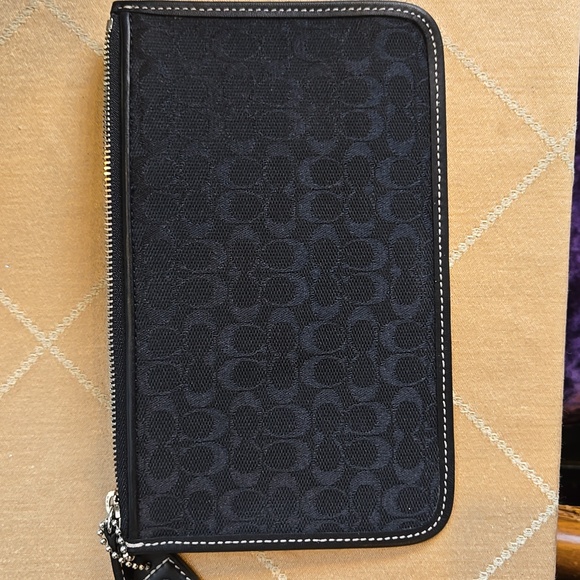 Coach canvas & leather logo Wallet/mini carry all - Picture 4 of 9